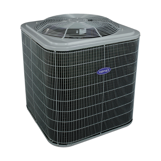 Carrier Heat Pump unit. Schedule a heat pump maintenance check in Cheverly, Maryland, to ensure optimal performance and energy efficiency.